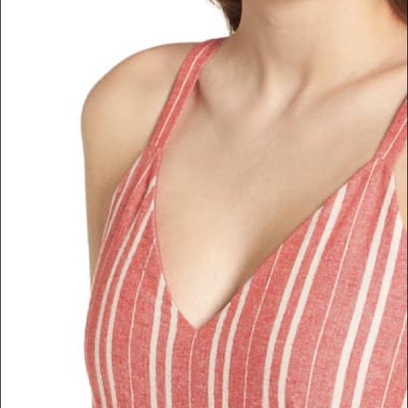 Anthropologie Robin Cropped Wide-Leg Red Jumpsuit - Picture 9 of 14